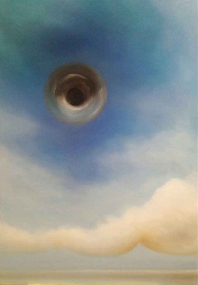 Maurizio Camposeo artista - Vortice, 2018 - olio su tela, 100x70cm